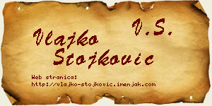 Vlajko Stojković vizit kartica